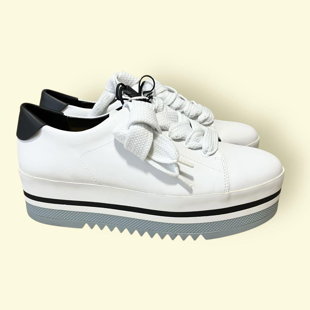 国内発送【ZARA】プラットフォーム スニーカー 厚底ソール ZARA】 プラットフォーム スニーカー 厚底 【国内即発】