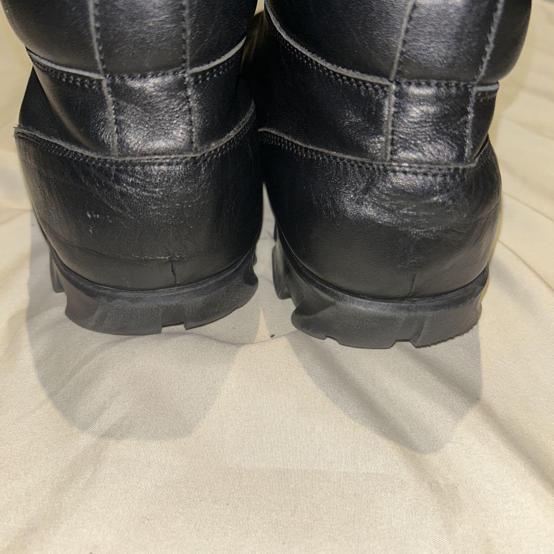 12aw Yohji yamamoto マウンテン バイカー レザーブーツ