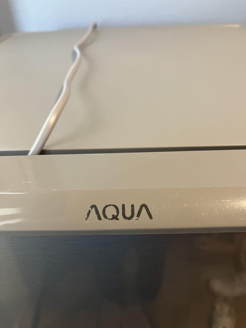 2021年製ノンフロンAQUA 冷蔵庫 2ドア シルバー