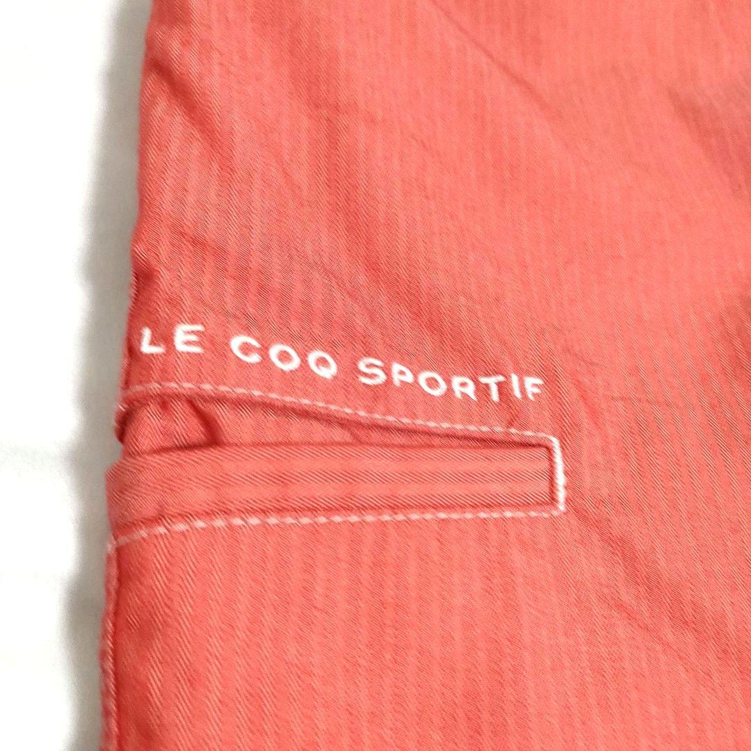 ルコックスポルティフ ストレッチゴルフパンツ ブーツカット シャドーストライプ