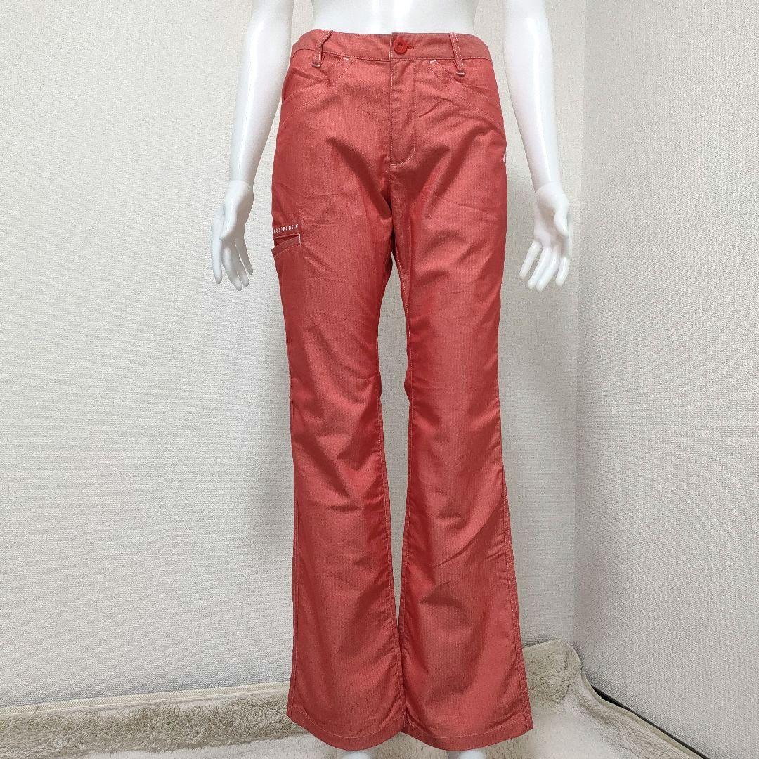 ルコックスポルティフ ストレッチゴルフパンツ ブーツカット シャドーストライプ