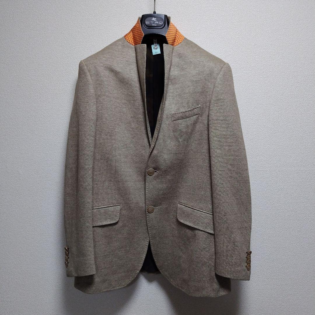 ETRO 麻 50 テーラードジャケット