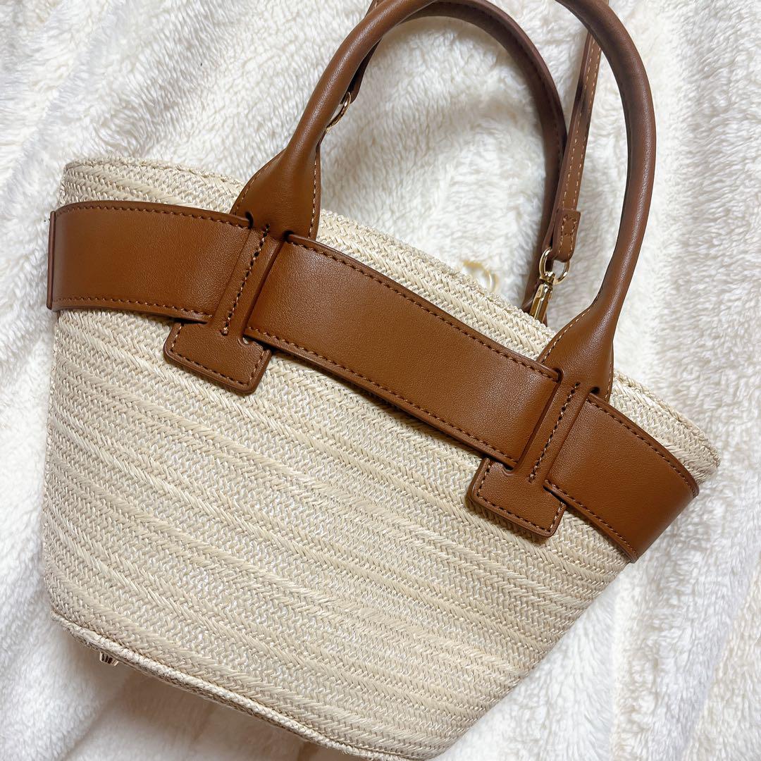 herlip toPalma MiniToteBag カゴバック　ブラウン herlip toPalma MiniToteBag カゴバックブラウン