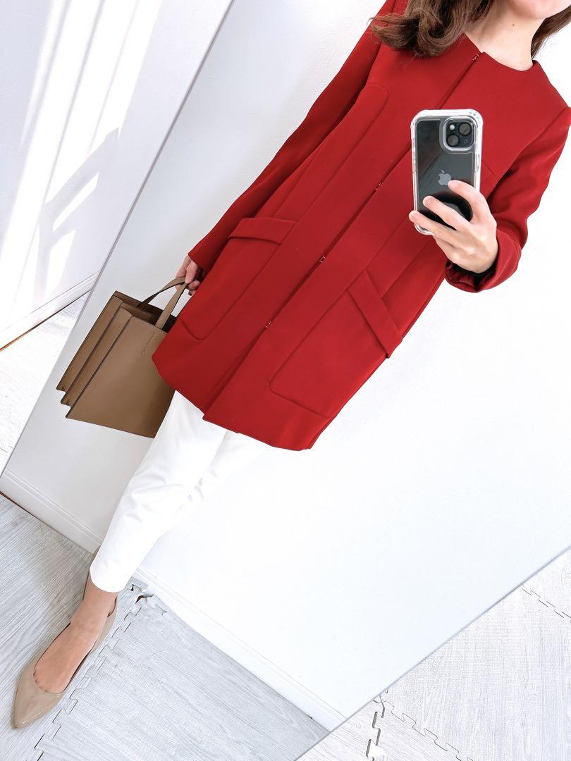 【美品✨】定価 40,000円❤️ダイアグラム✨サイズ36✨ノーカラーコート