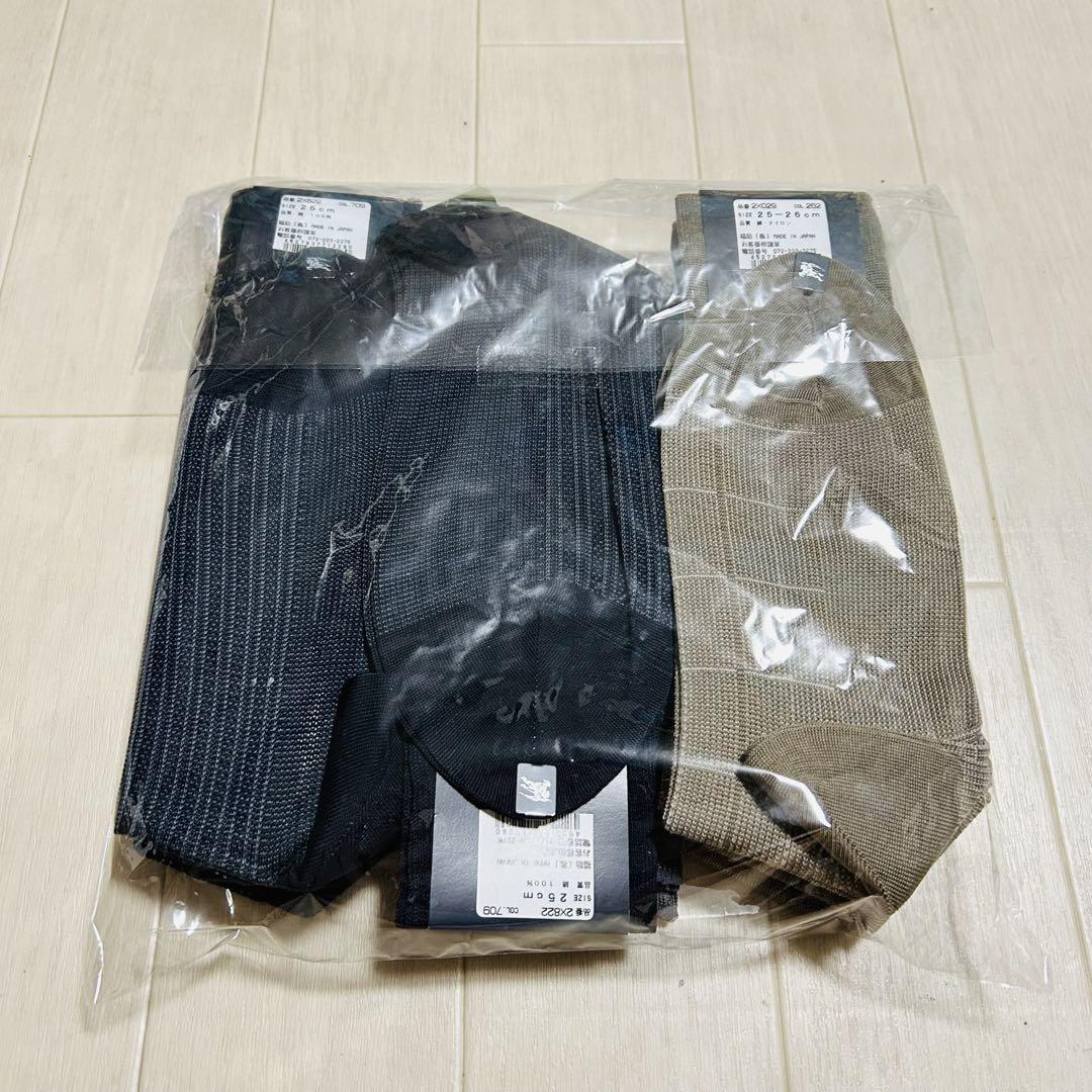 未使用 バーバリー 紳士用ソックス 10足セット　靴下 BURBERRY