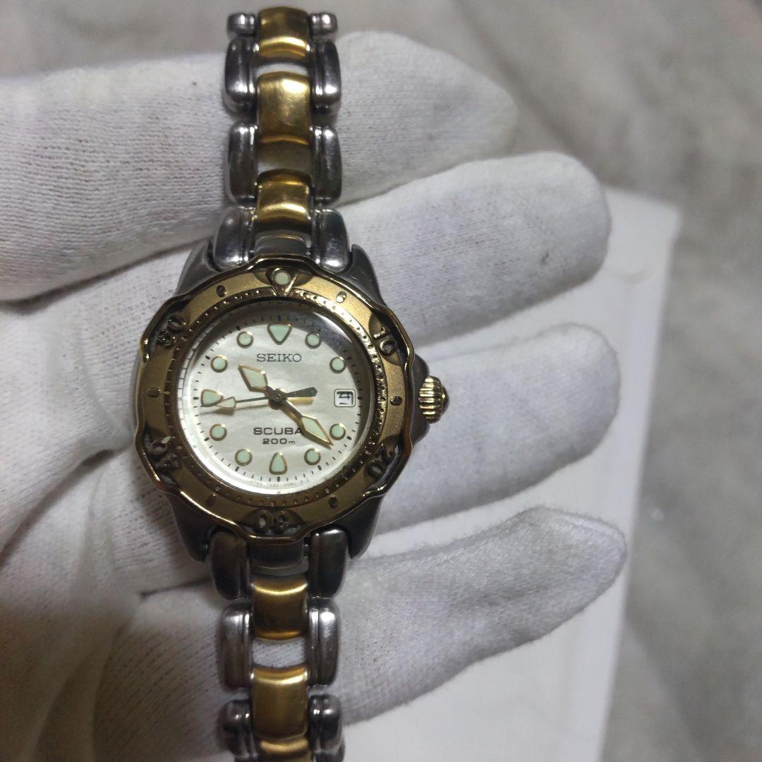 稼働品　SEIKO　SCUBA  200　　7N85ー0070