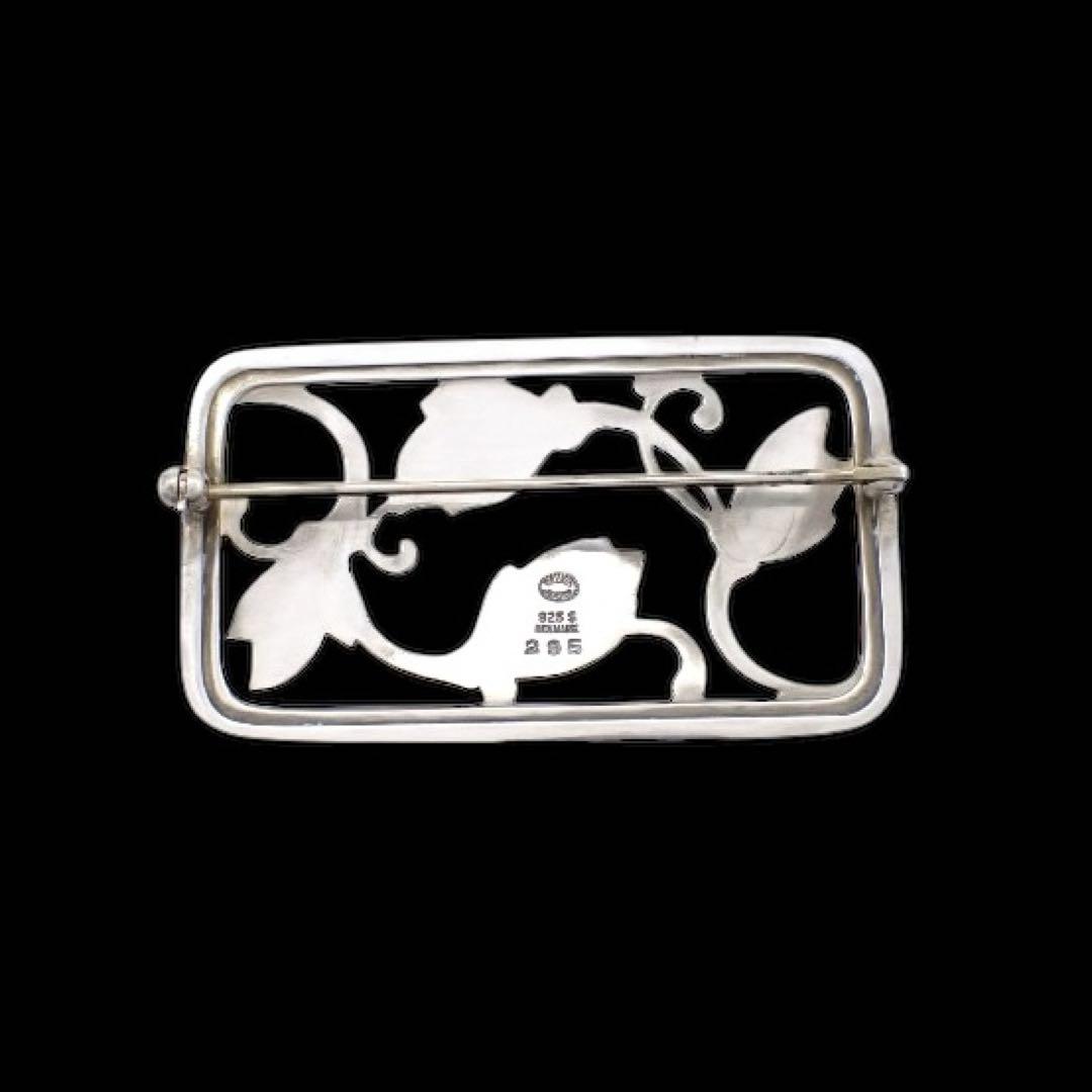 ジョージジェンセン　ブローチ　925 シルバー Georg Jensen ジョージジェンセン ブローチ 295 フラワー