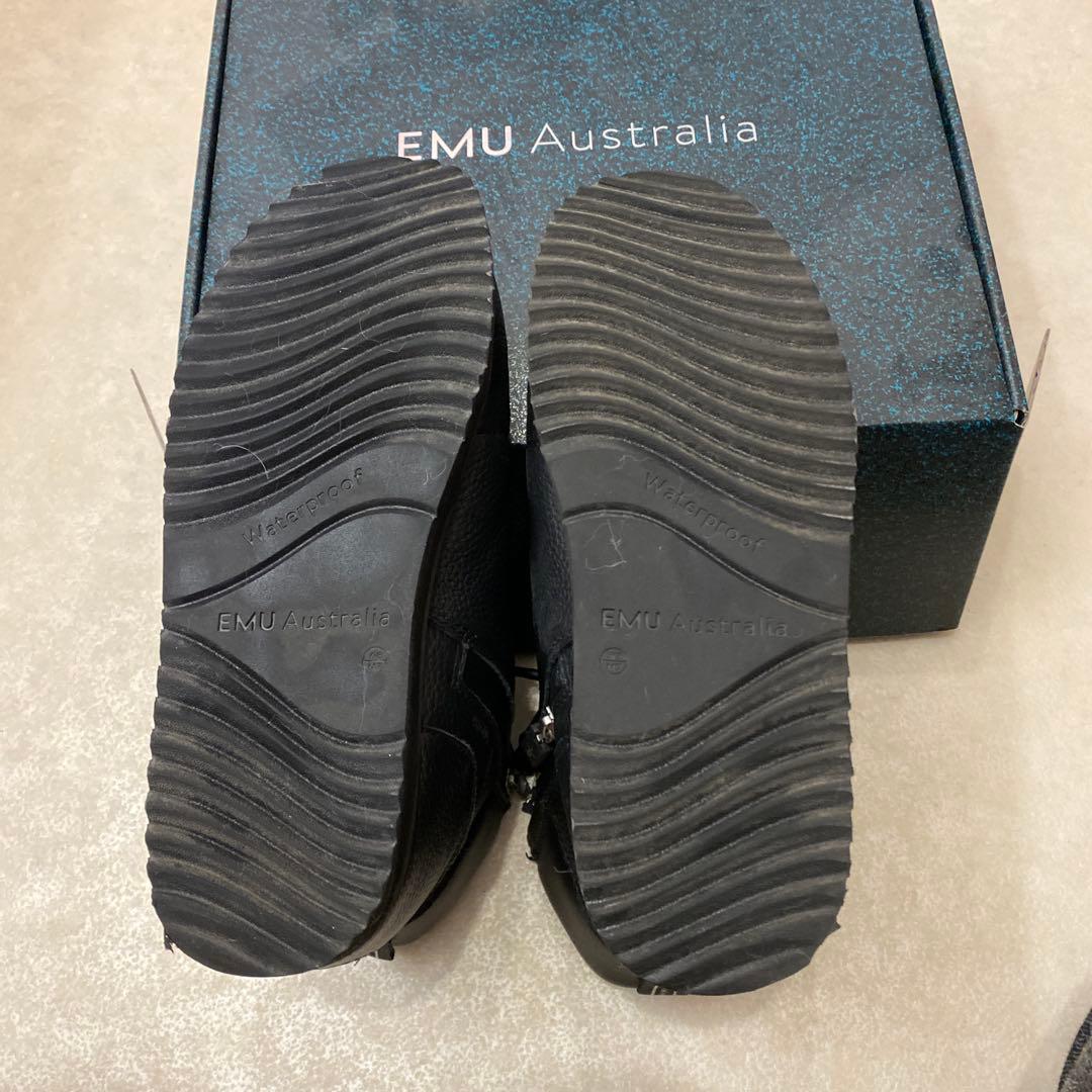 emu 別注レースアップブーツ 38 ブラック emu 別注レースアップブーツ 38 ブラック