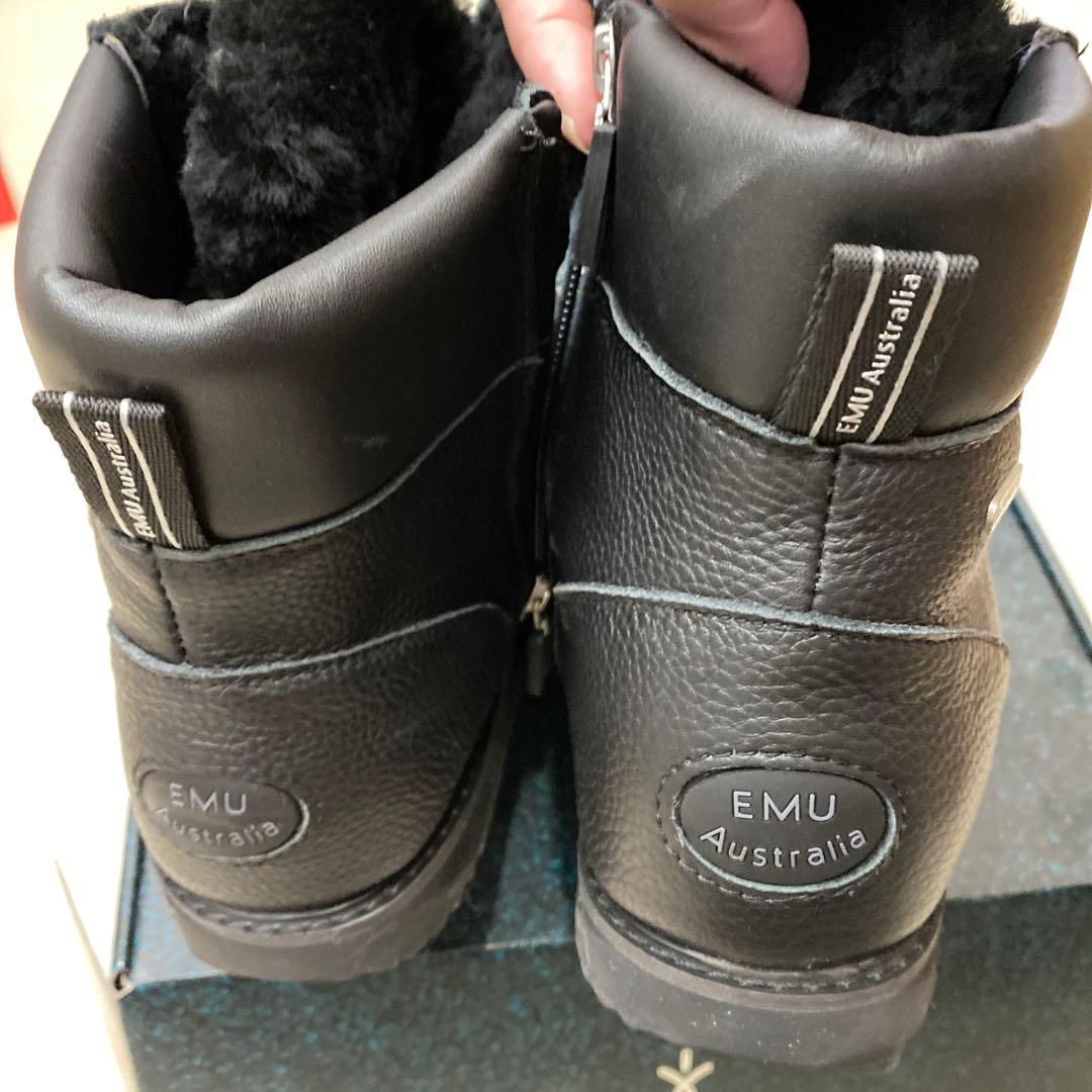 emu 別注レースアップブーツ 38 ブラック emu 別注レースアップブーツ 38 ブラック