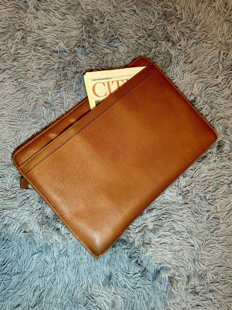 極美品 グッチ レザー 2way ビジネスバッグ ストラップ付き