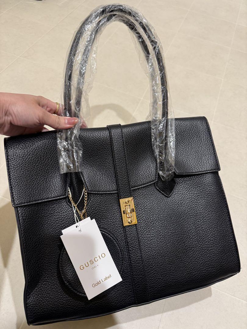 GUSCIO ビジネスバッグ ブラック 17-0994