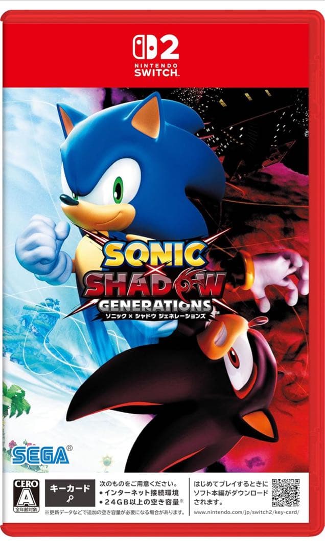 ソニックシャドウGENERATIONS Nintendo Switch2