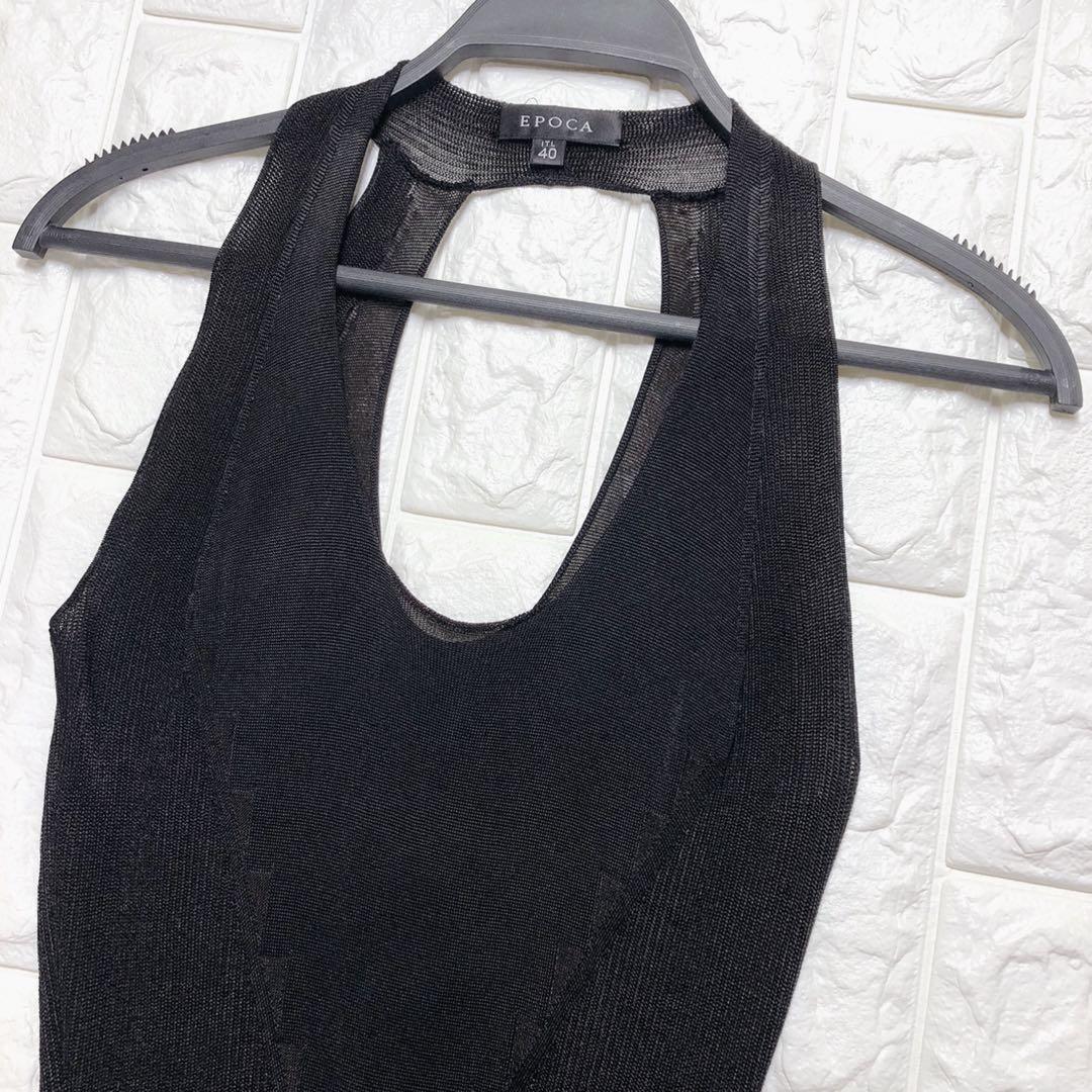 EPOCAエポカのレースニットロングドレスワンピースサイズ40 EPOCAエポカのレースニットロングドレスワンピースサイズ40