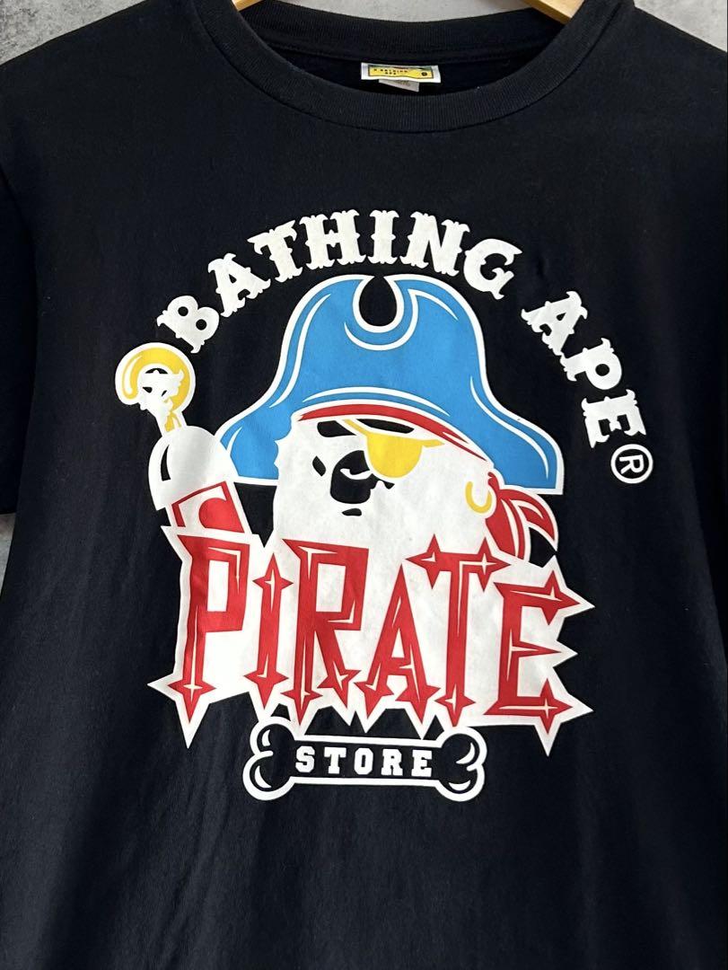 A BATNING APE アベイシングエイプ Tシャツ 半袖　ブラック　　S