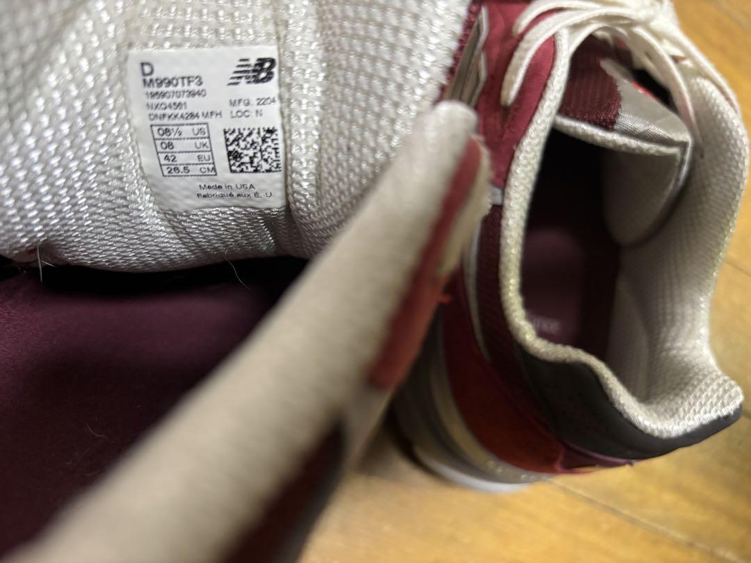 靴 New Balance 990 V3 TF3 26.5