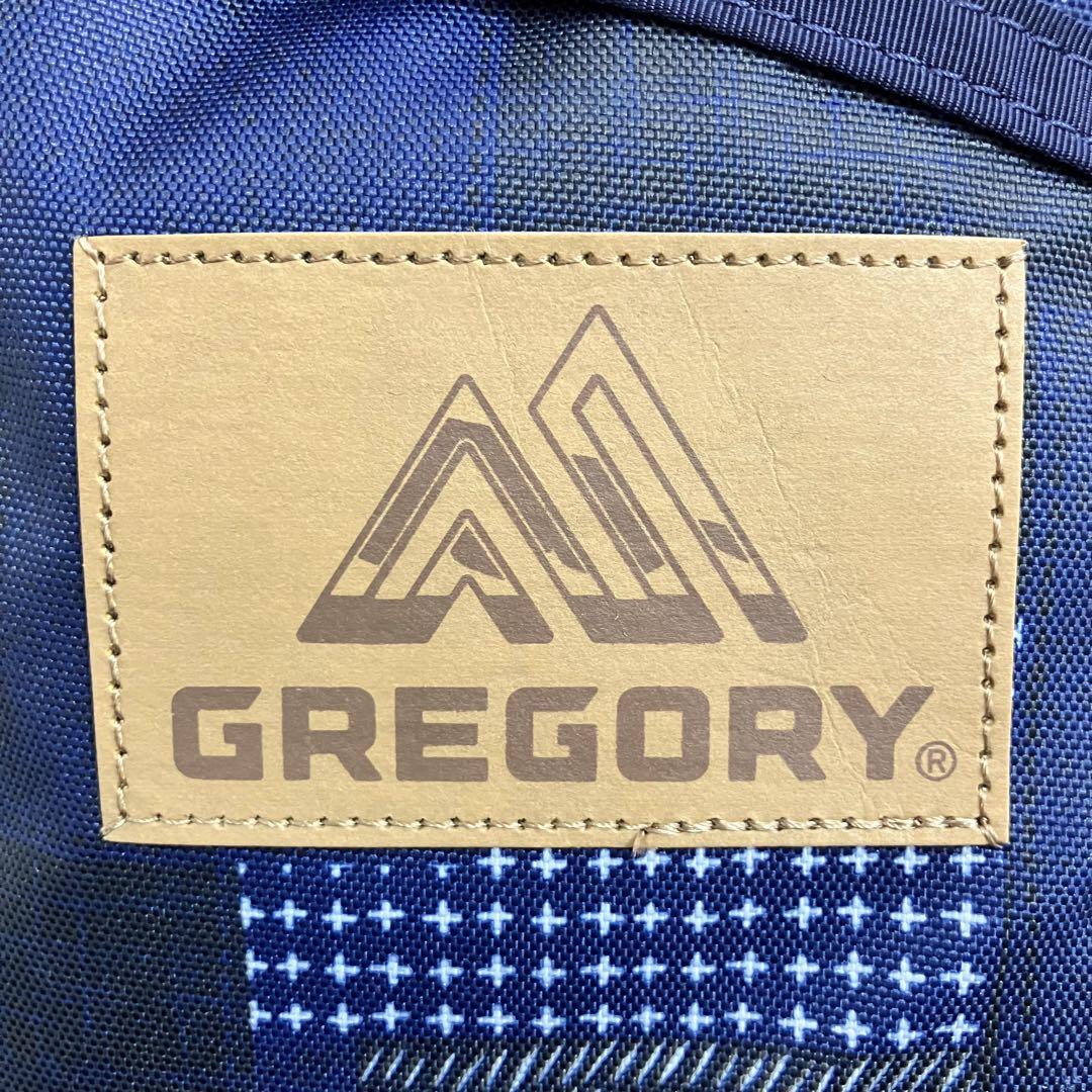 【美品】GREGORY FINE DAY インディゴ　パッチワーク柄　リュック