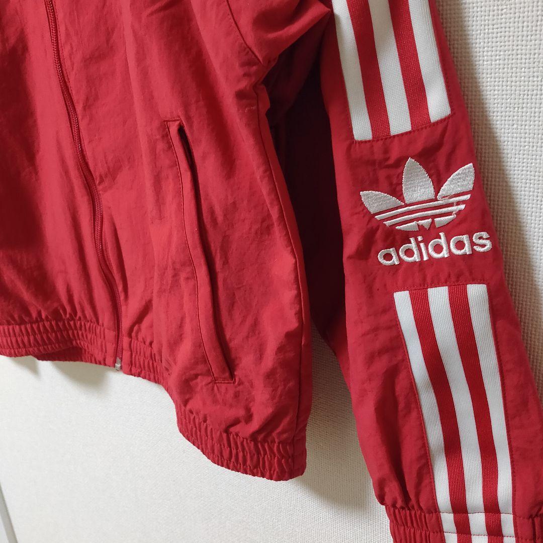 完璧 Adidas 赤 レディースm ジャージ トラックトップ ロックアップ ウーブン ジャージ Www Qiraatafrican Com