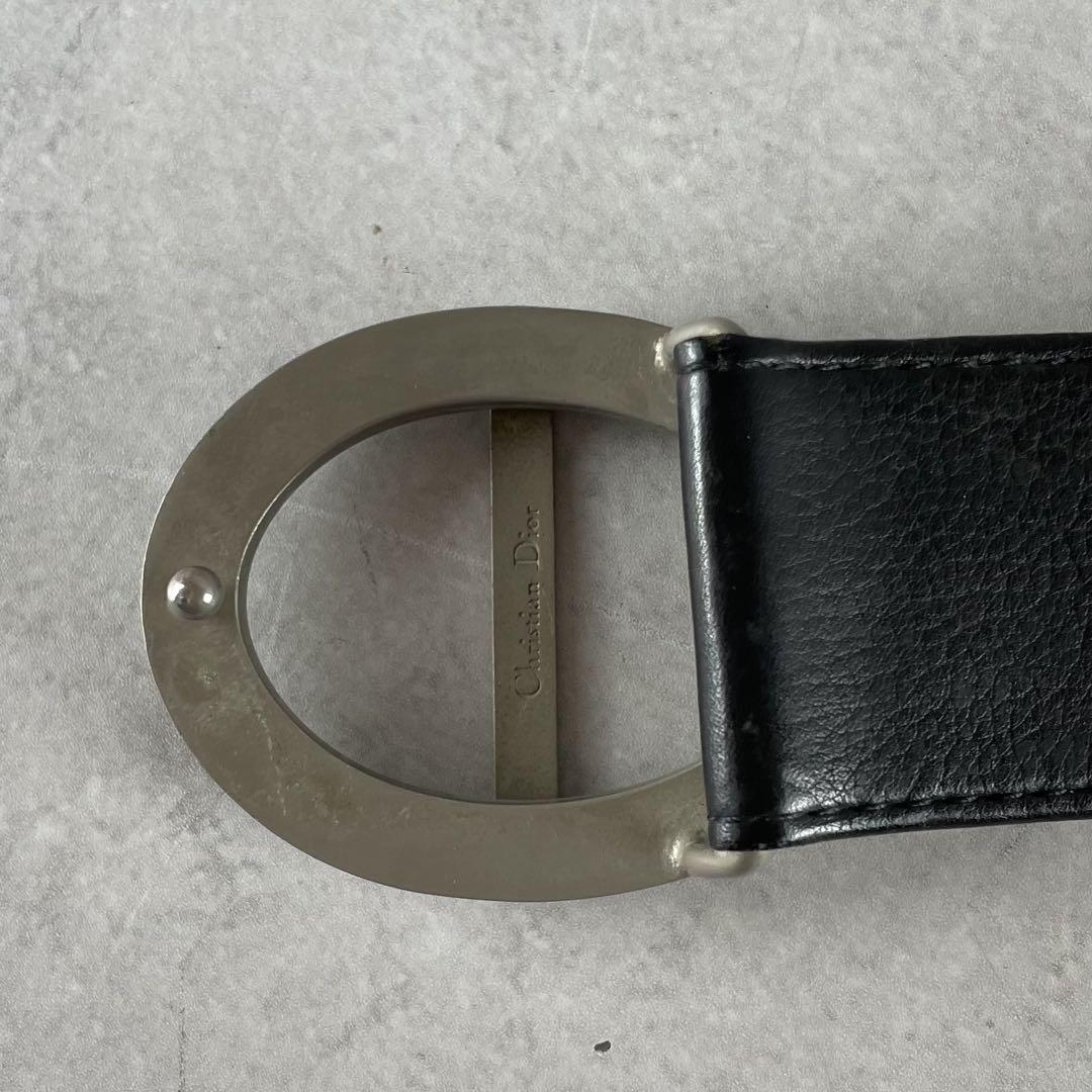 入手困難✨ ディオール Dior ベルト CDロゴ バックル ユニセックス 黒色
