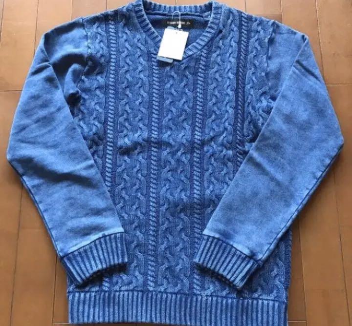 安い日本製 洗いざらし加工 インディゴ染め スウェット QWskH-m79586306307 お得低価