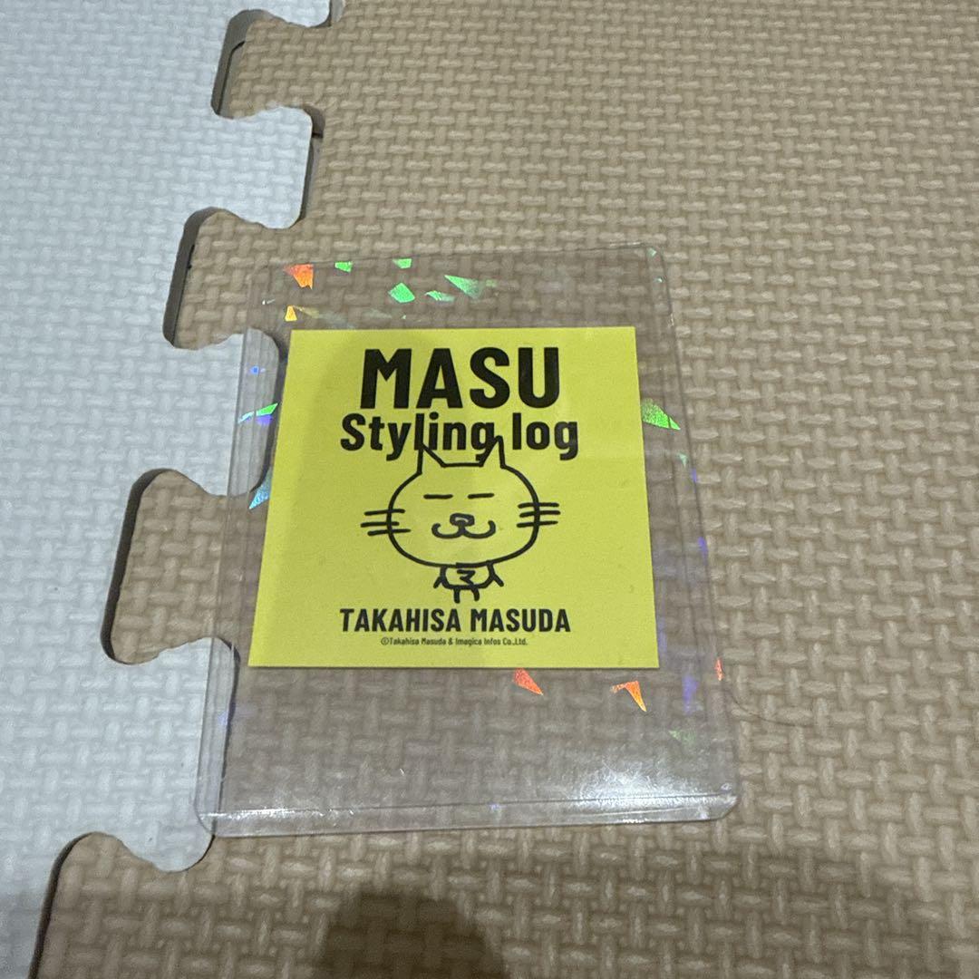 増田貴久 MASU Styling log ネコます ステッカーのみ NEWS