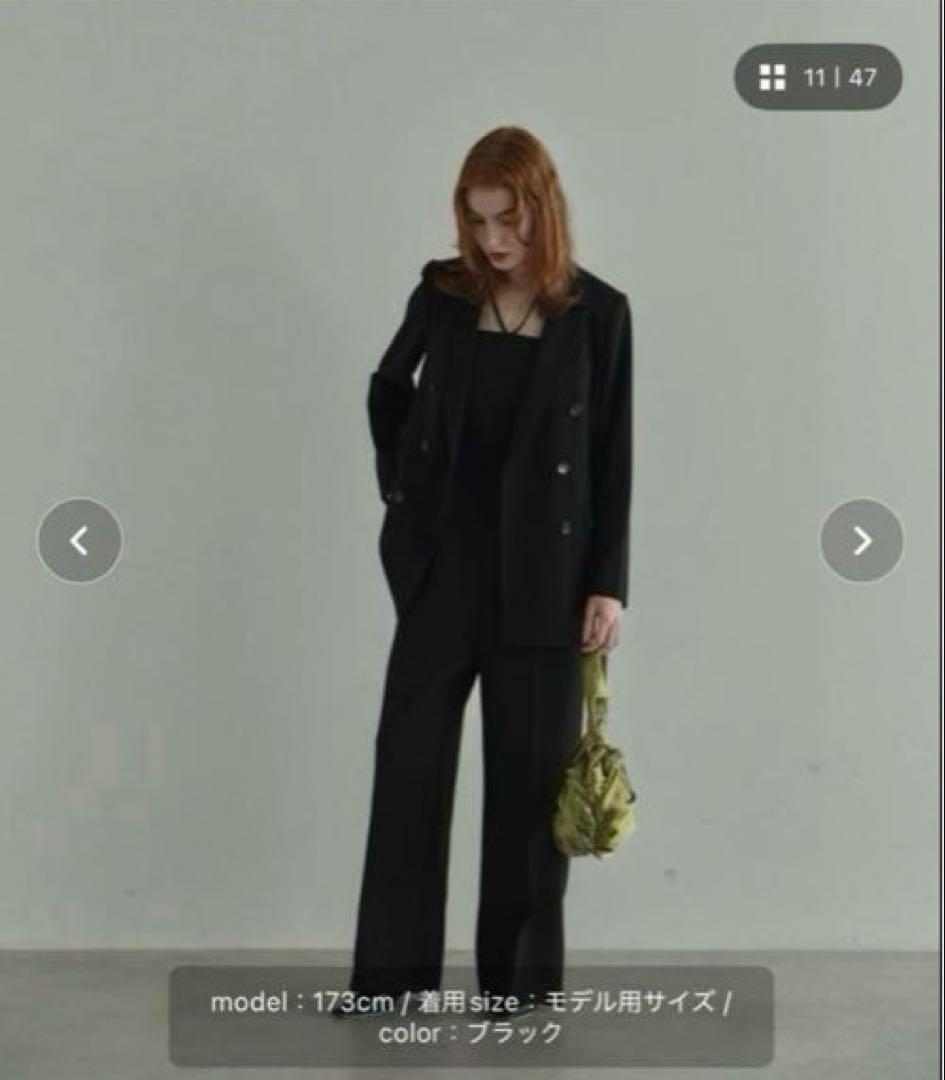 ANDRESD Sサイズ　ブラック　オールインワン ANDRESD（アンドレスド）ダブルクロスオールインワンドレス