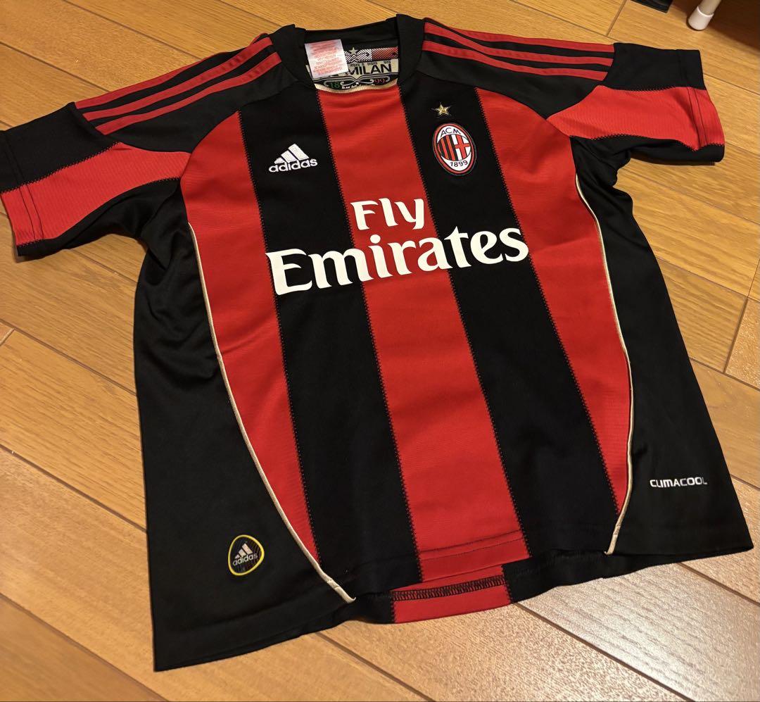 AC Milan☆adidas☆ユニフォーム☆140cm☆ジュニア☆赤黒