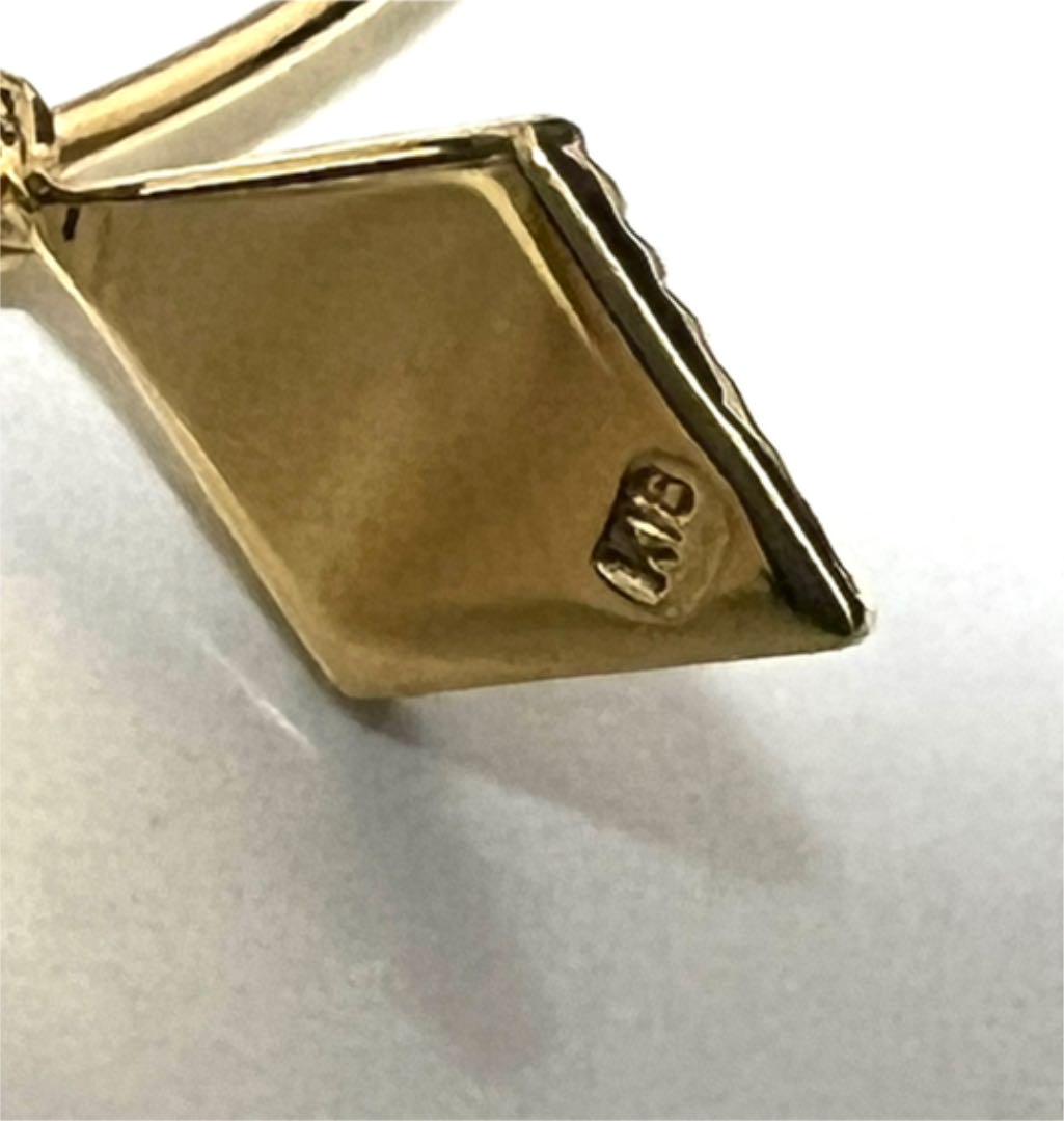 セール100%新品 1点のみ K18YG gHVl9-m79590613675 33mmフープピアス&ダイヤモンドパーツ 最新品在庫