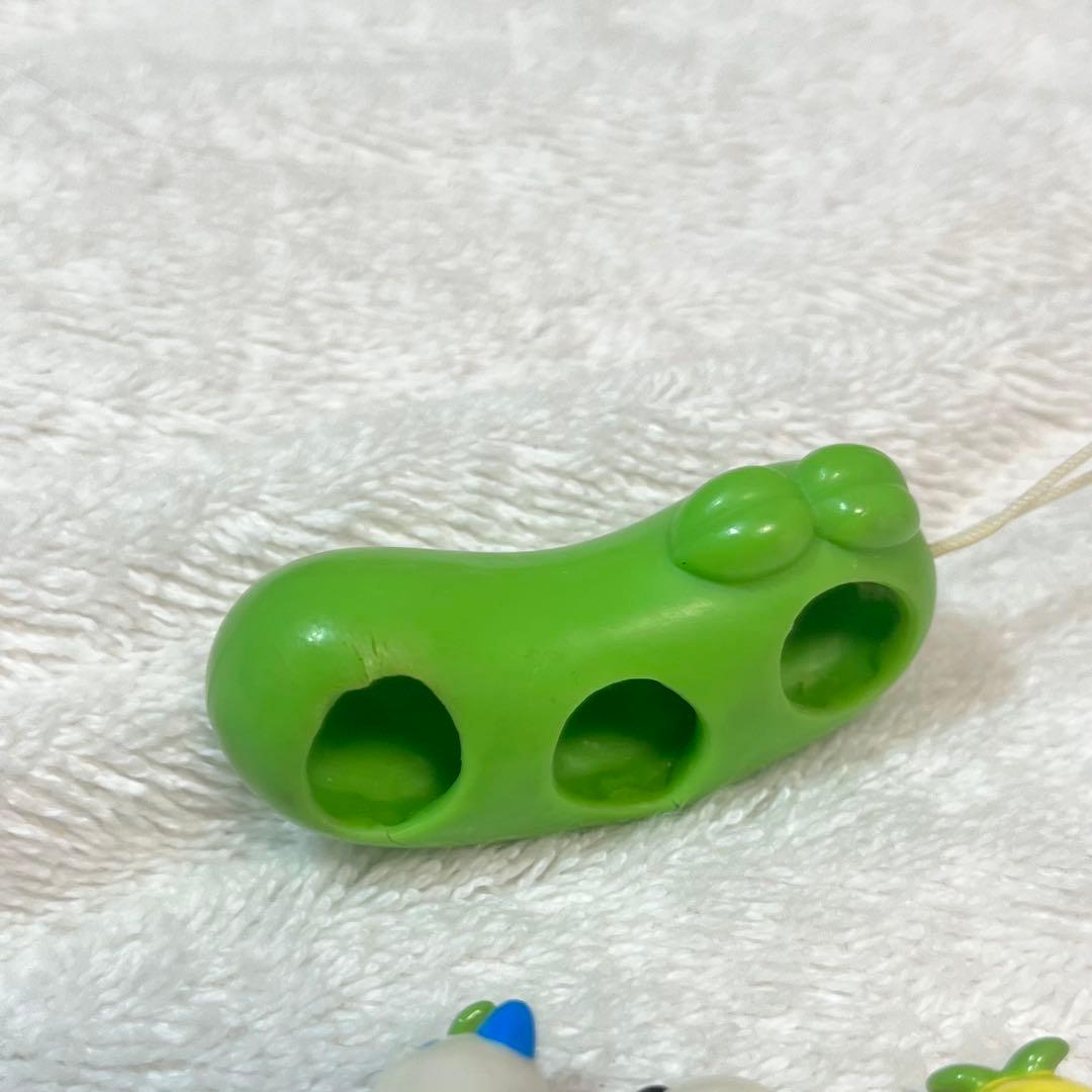 当時物】まめなかま 枝豆 ストラップ - メルカリ