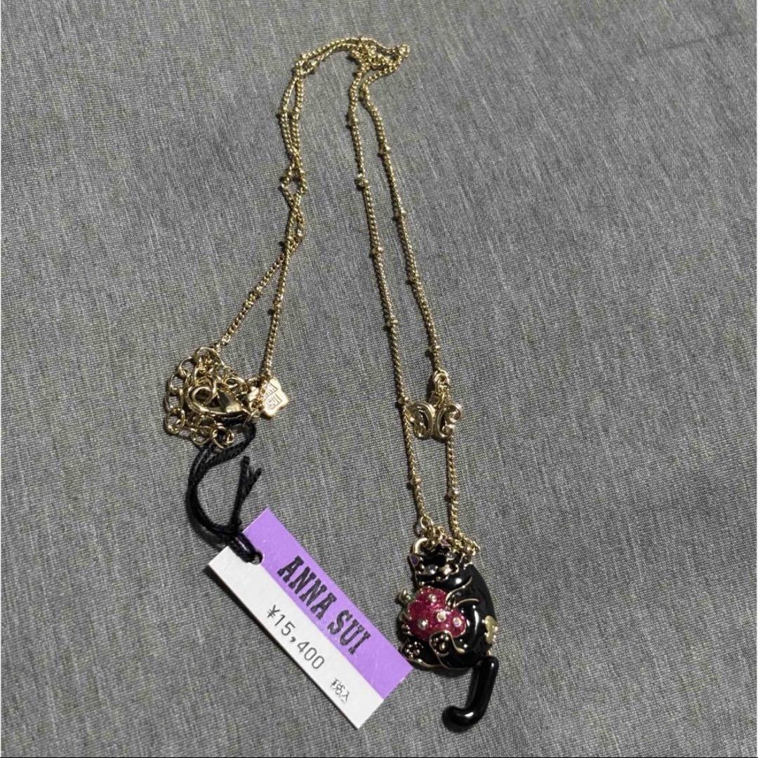 ANNA SUI 黒猫ティティ ネックレス