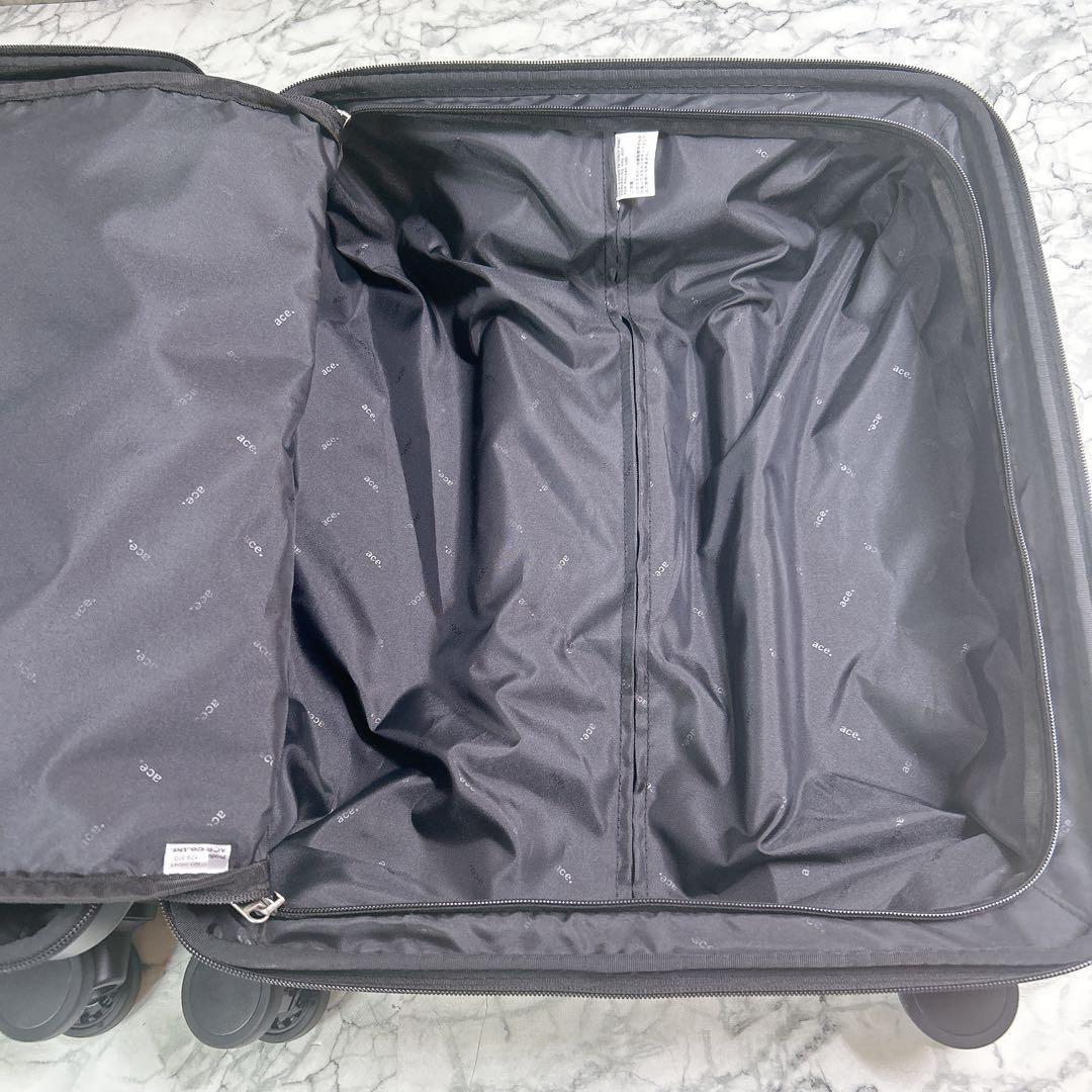 ace.[ファーニットZ]スーツケース40L 本革製ハンドルトートバッグ付属