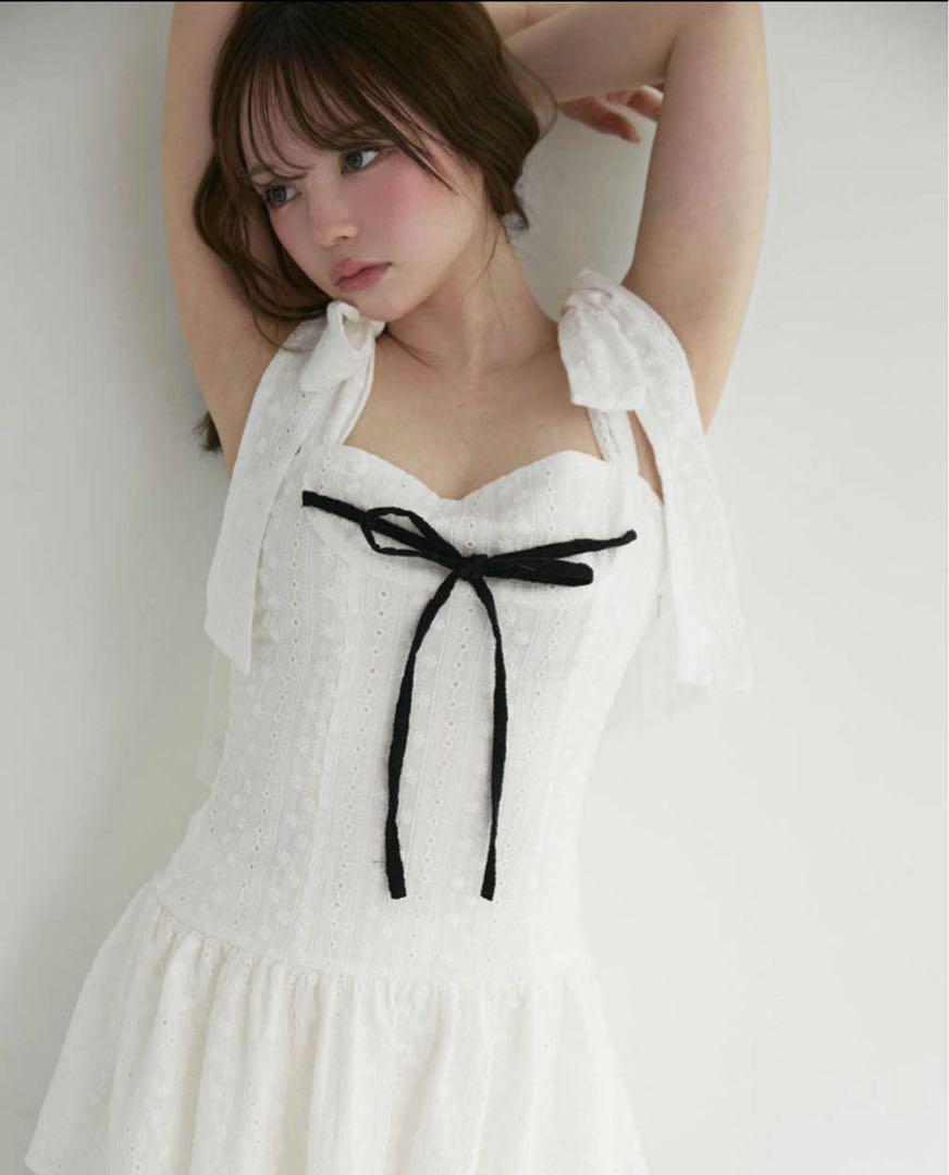 andmary Natalie mini dress white