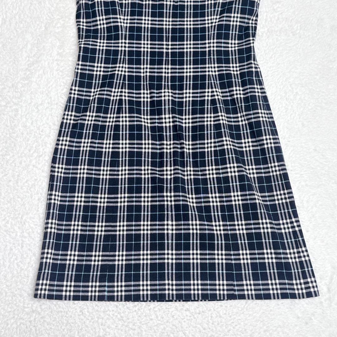 希少 美品 バーバリーブルーレーベル ホルターネックワンピース ノバチェック 美品】BURBERRY バーバリー ブルーレーベル ワンピース ノバ