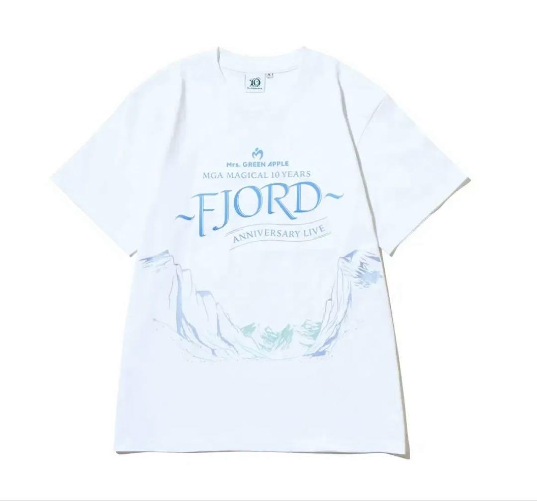 即日発送Mrs. GREEN APPLE Tシャツ フィヨルド ミセス 白 L