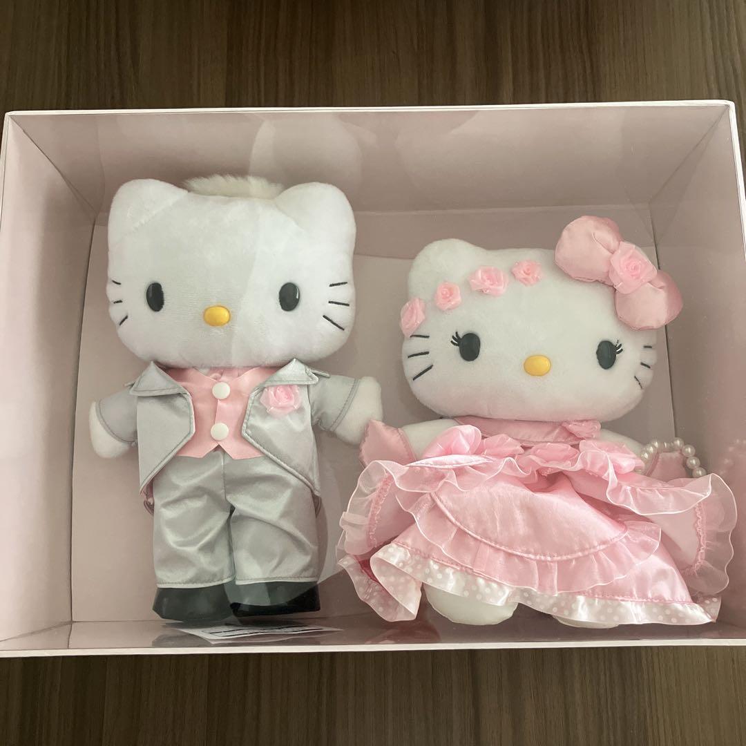 【極美品】ウェディングドール　キティ＆ダニエル　ぬいぐるみ