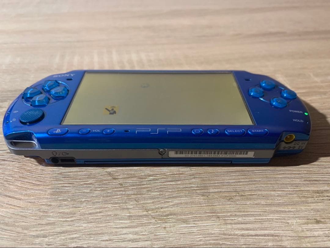 5334 PlayStation ポータブル PSP 3000 ブルー 充電器付やや傷や汚れあり YUZUMIYA_COM
