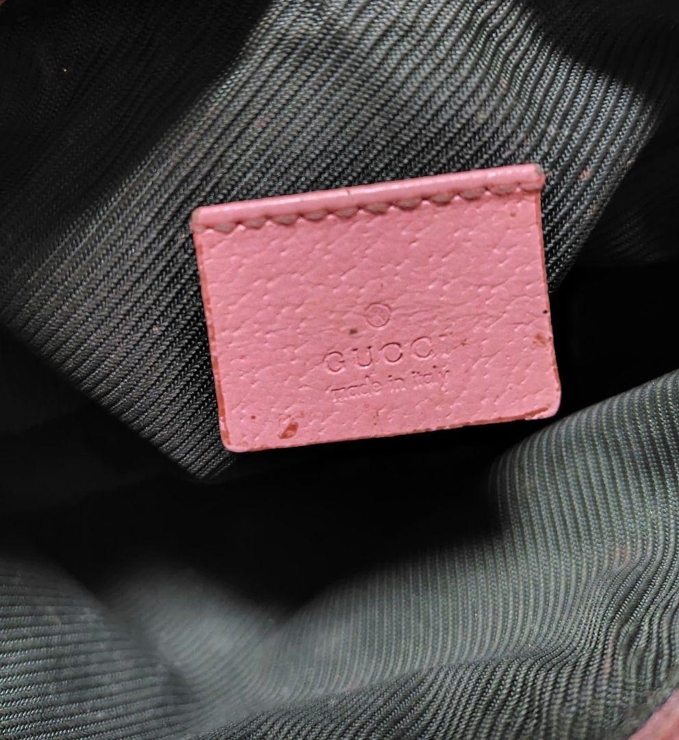 GUCCI GGパターン ポーチ ベージュ ピンク Gucci GGパターン ポーチ ベージュ/ピンク - メルカリ
