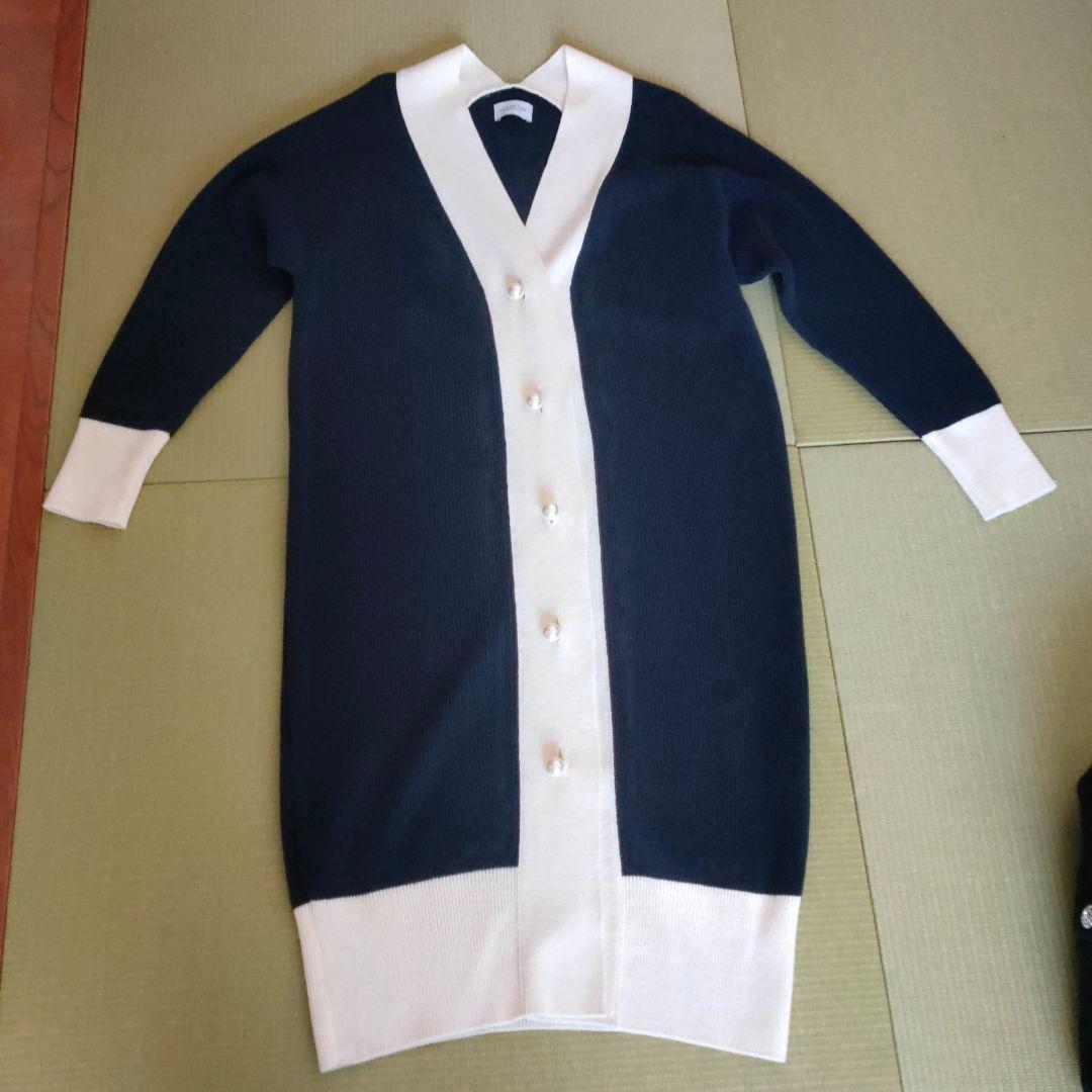 SEBUN TEN by MIHO KAWAHITO パールボタンカーディガン SIZE SEVEN TEN