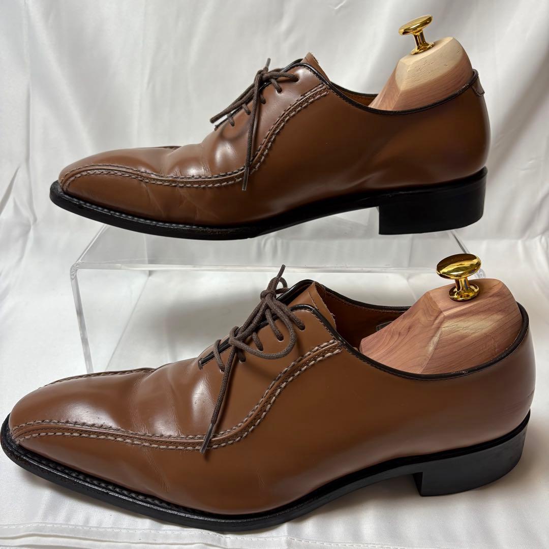 【美品✨】リーガル スワールトゥ ブラウン 318R 25cm ドレスシューズ