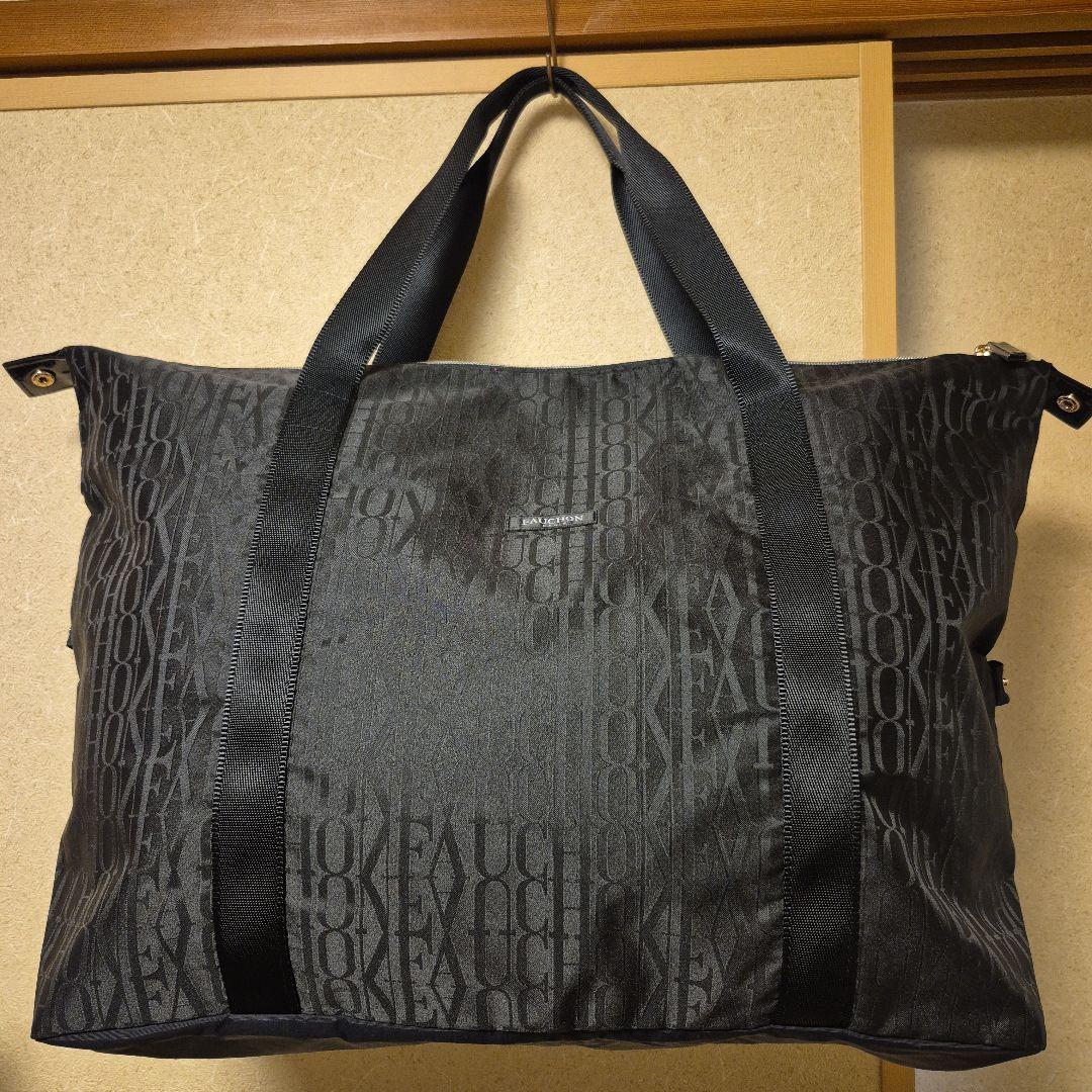 ✨️新品未使用✨️フォション FAUCHON ブラック ボストンバッグ トラベル