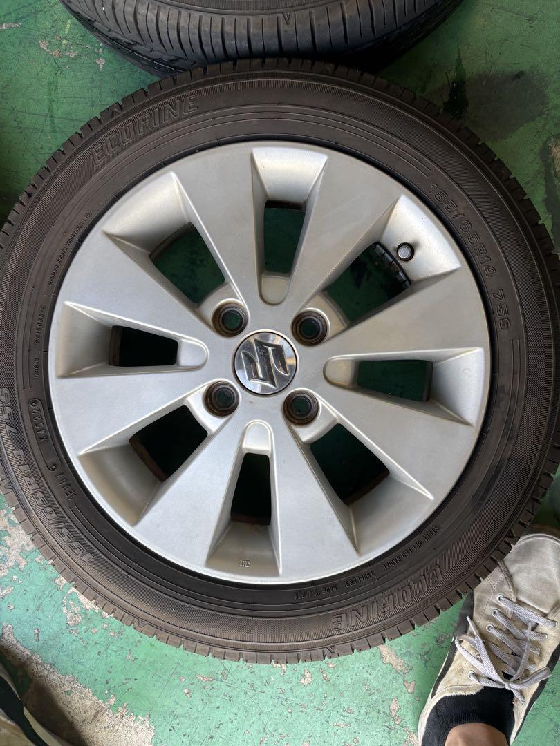 スズキ ワゴンR 純正 14インチ 155/65R14 タイヤ ホイール