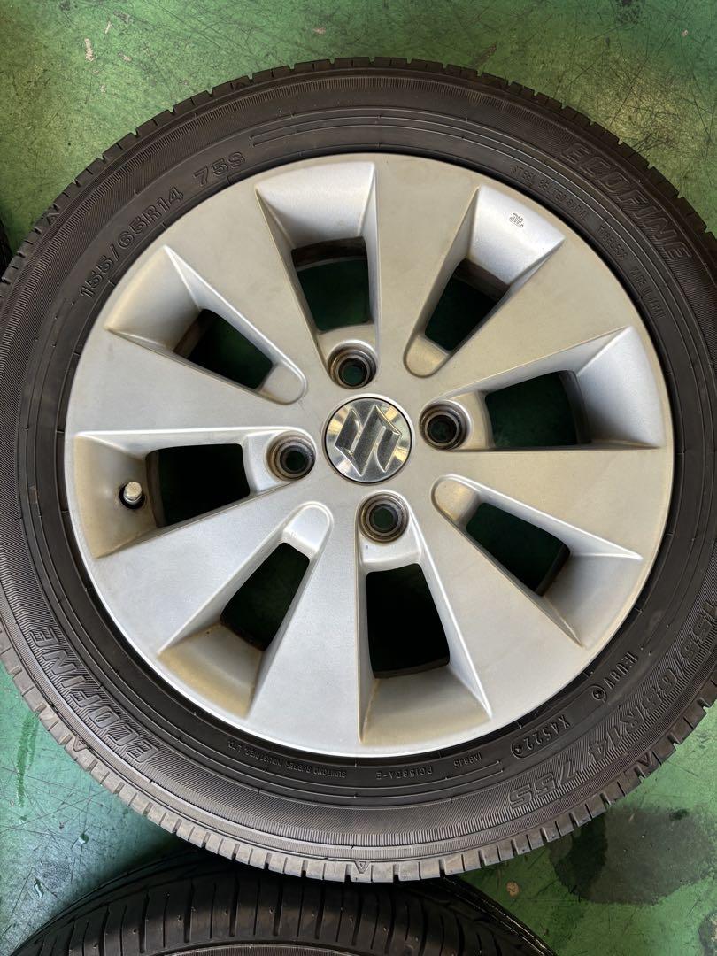 スズキ ワゴンR 純正 14インチ 155/65R14 タイヤ ホイール