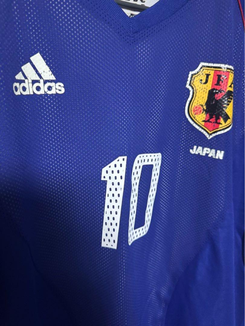 日本代表 ユニフォーム 2002 日韓W杯 アディダス 中村俊輔 Lサイズ 日本代表 ユニフォーム 2002 日韓W杯 アディダス 中村俊輔 L