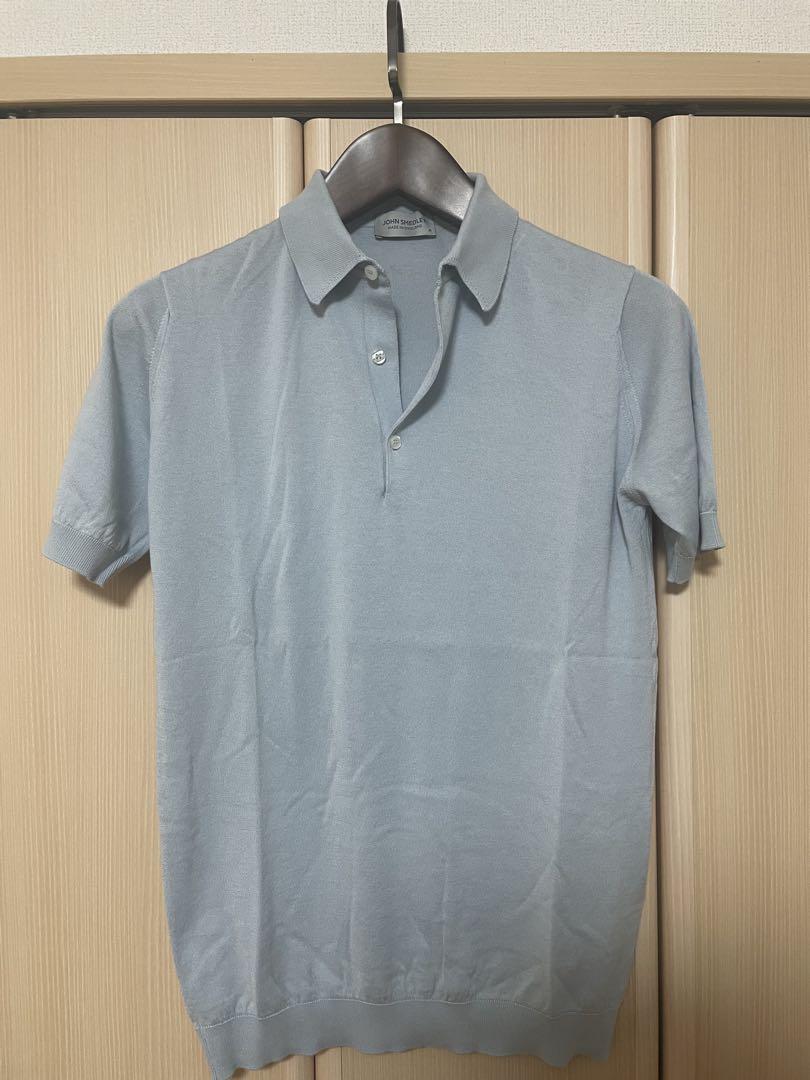 JOHN SMEDLEY コーストブルー ポロシャツ Mサイズ