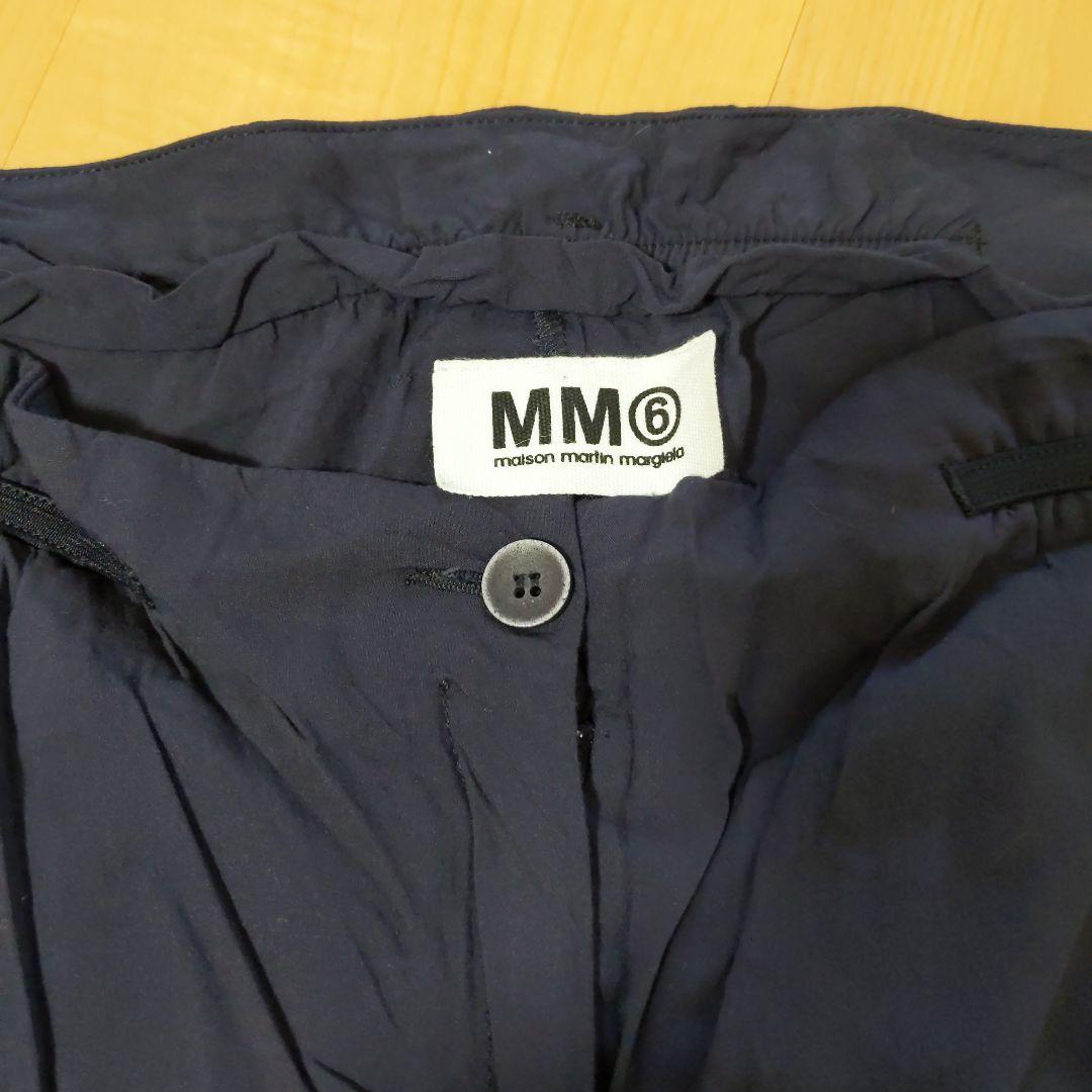 MM6 Maison Margiela オーバーサイズのスーツパンツ ネイビー MM6 maison margiela ネイビー ワイドパンツ - メルカリ