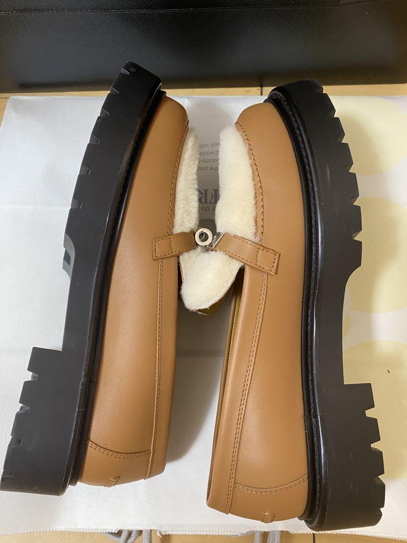 値下げHERMES モカシン アイコン38 ケリーシルバー金具