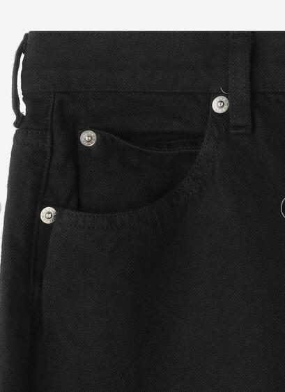 セール 国内 bleu de SERGE CACAO タグ付き新品 ブラックフェードデニム パンツ