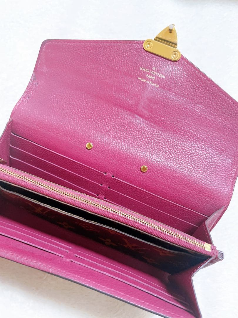 ルイヴィトン ポルトフォイユパラス 長財布 ピンク | agrosete.com.br