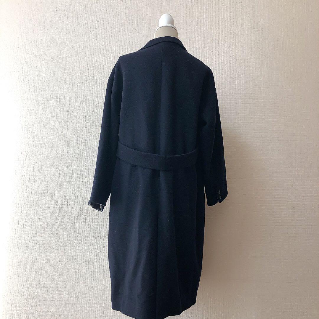 訳あり★北欧暮らしの道具店★3WAYアレンジ襟のかろやかチェスターコート