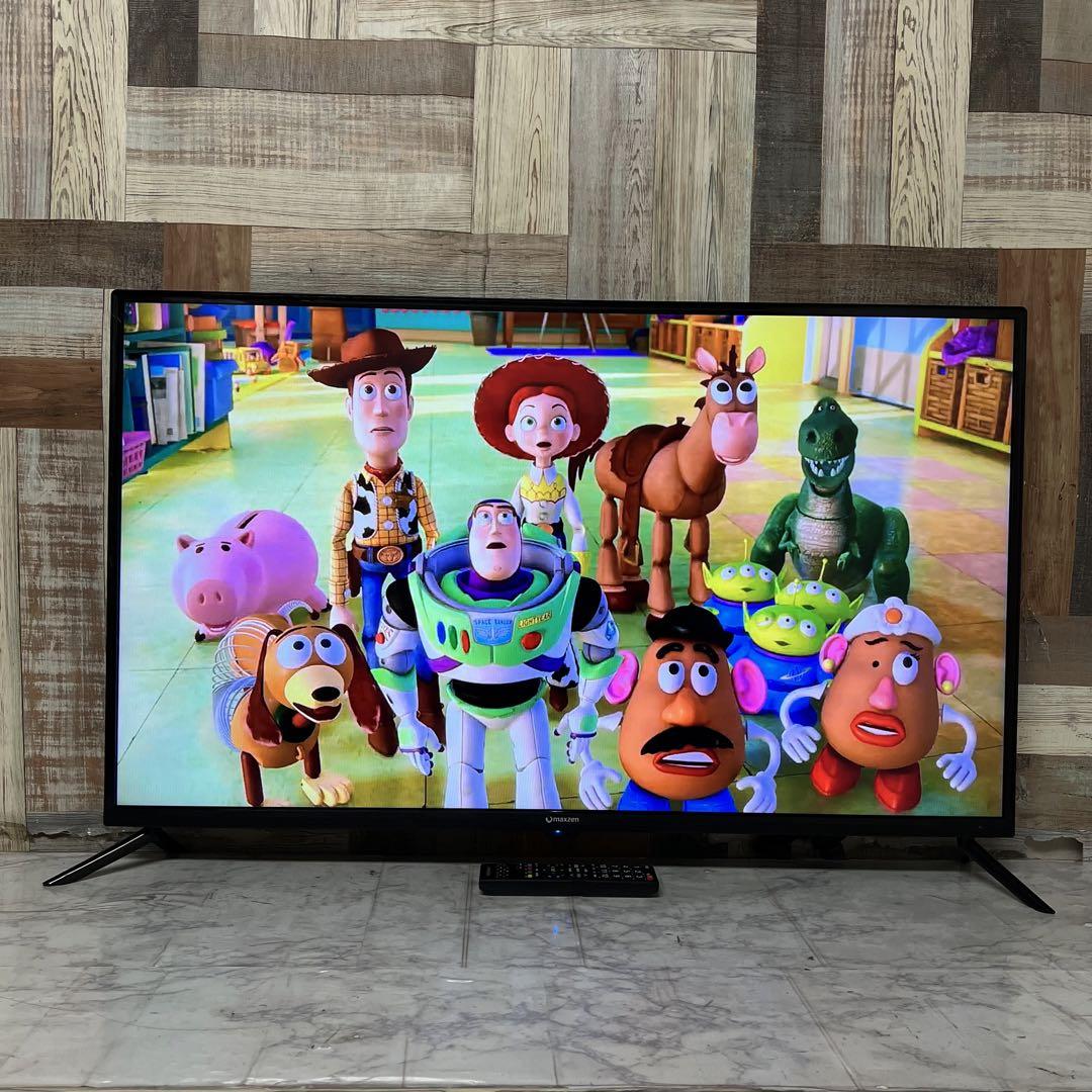 即日受渡❣️全国送料込4年前購入マクスゼン43型液晶TVゲームモード搭載。