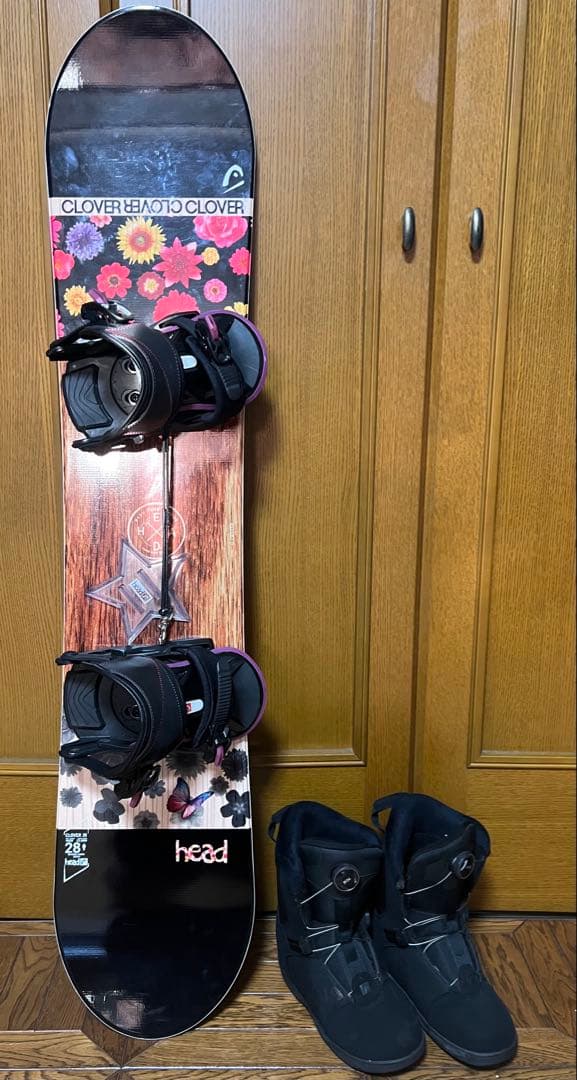 headCLOVER JR スノーボード128cm ビンディング ブーツ135cm-140cm未満・HEAD